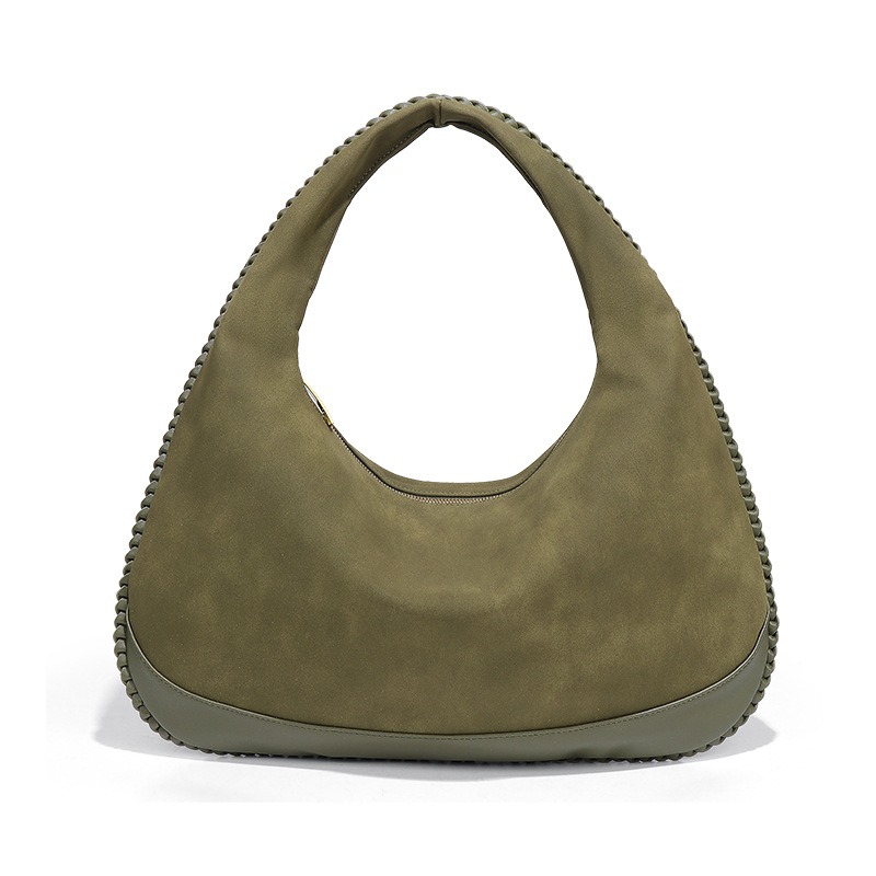 Half Moon Bag Suede - Torba na ramię o dużej pojemności,