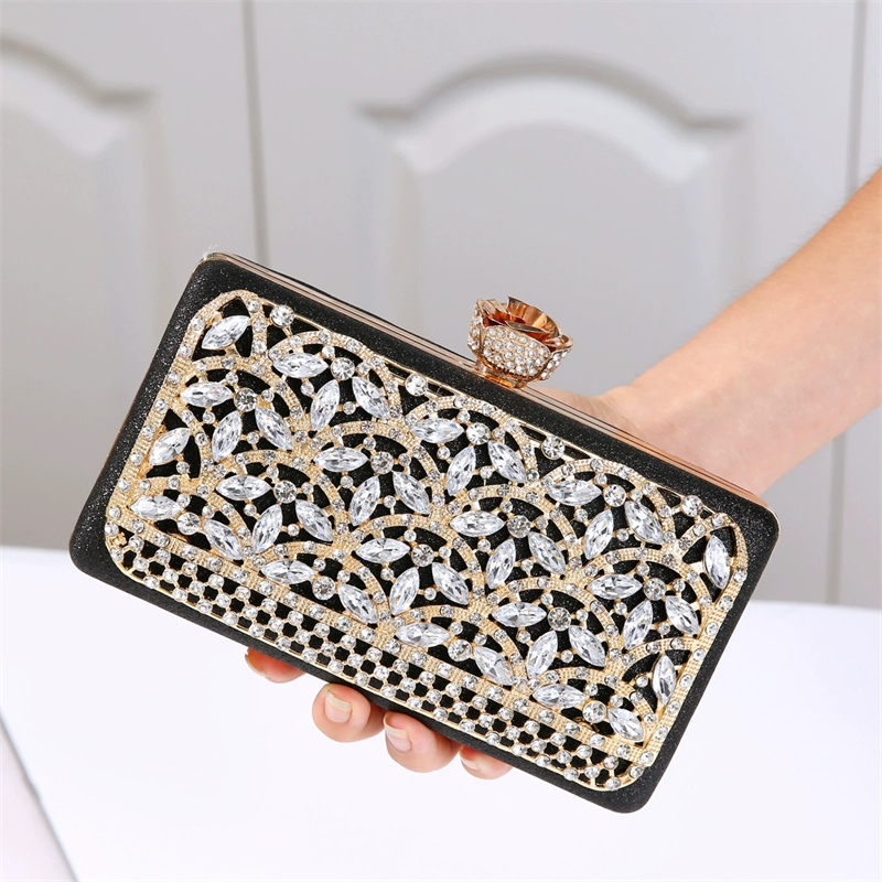 Luxury Bags Dubai - Luksusowa torebka wieczorowa z metalową ramką