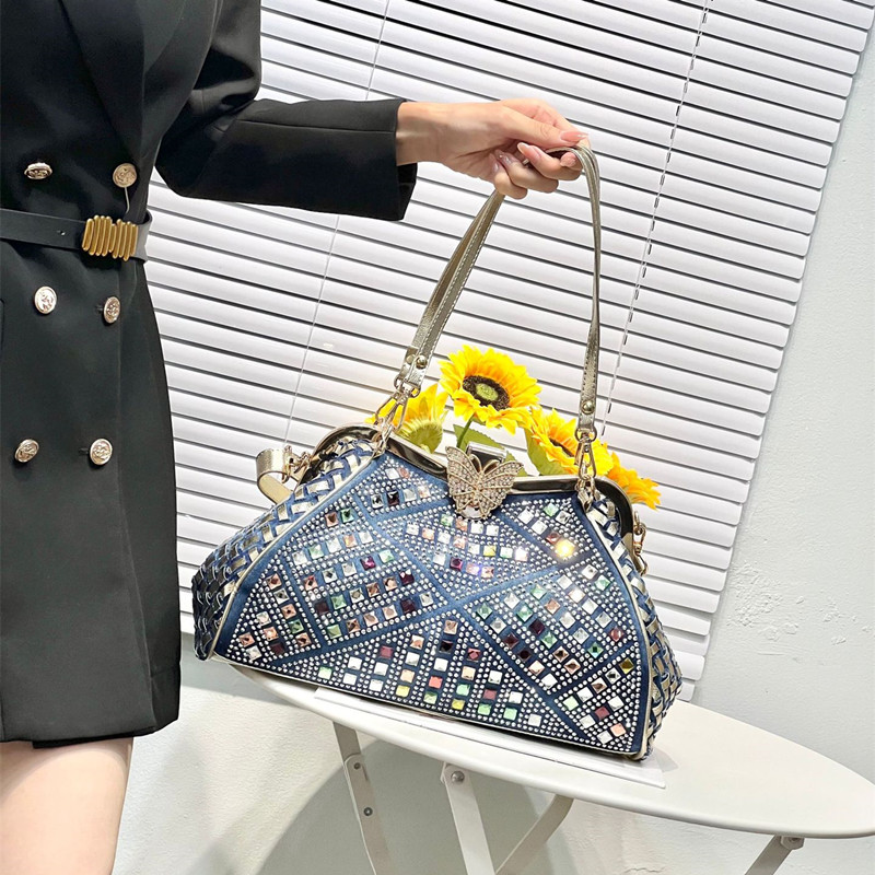 Luxury Bags Denim - Luksusowe, najnowsze, duże torebki damskie z