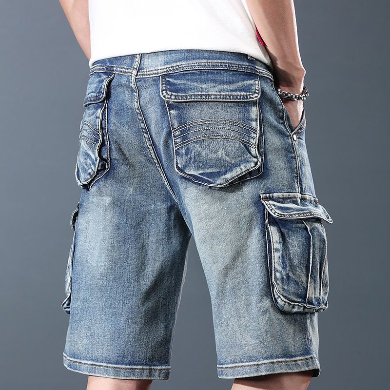 Luxury Bags Denim - Letnie spodnie męskie Cargo Luxury Clothing
