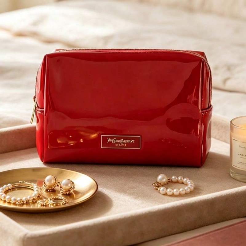 YSL BEAUTE Czerwona kosmetyczk – Women Luxury Bags Ysl recenzja i cena