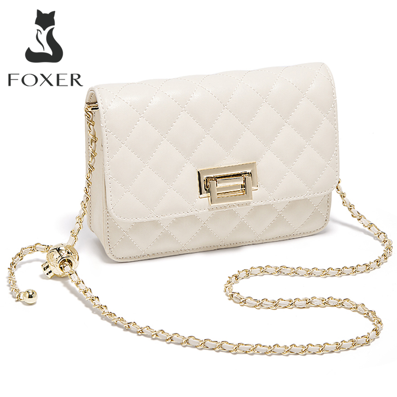 FOXER 2026 Damska Biała Pikowa – Chain Crossbody Quilted recenzja i cena