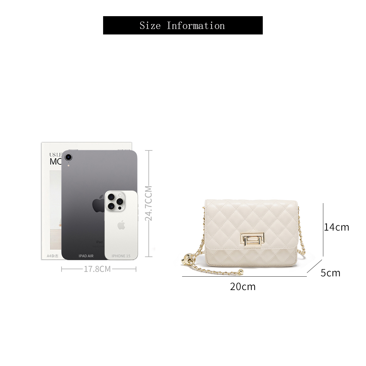 FOXER 2026 Damska Biała Pikowa – Chain Crossbody Quilted recenzja i cena
