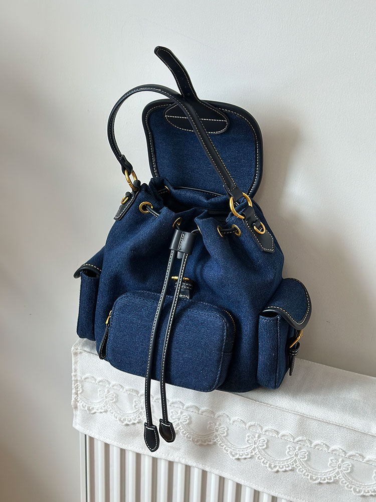 Damski plecak w kolorze denim  – Luxury Bags Denim recenzja i cena