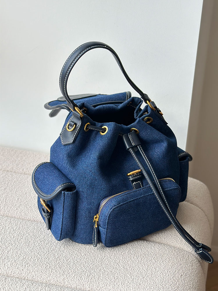 Damski plecak w kolorze denim  – Luxury Bags Denim recenzja i cena
