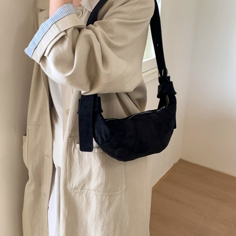 JIAERDI Retro Torebka Listonos – Half Moon Bag Suede recenzja i cena