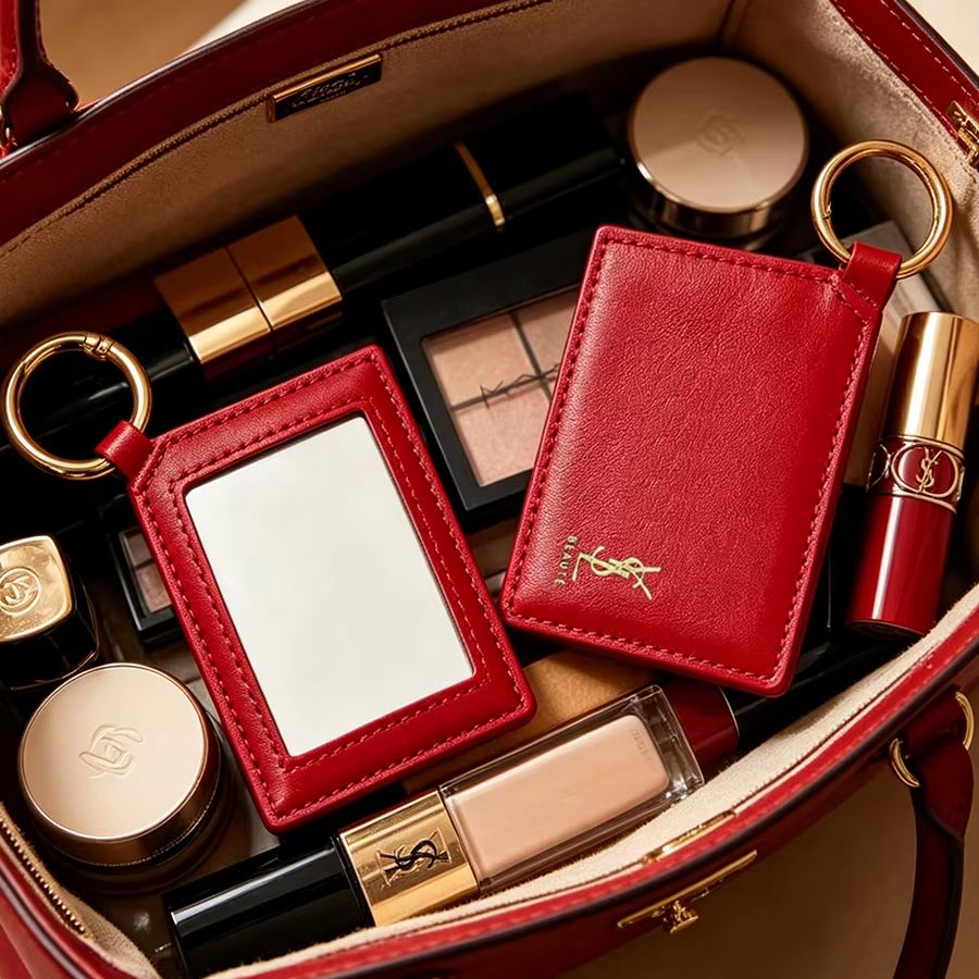 YSL Czerwone Skórzane Kwadrato – Women Luxury Bags Ysl recenzja i cena